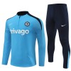 Chelsea Trainings Sweatshirt Quarter-zip 2024-25 Blauwe - Kids